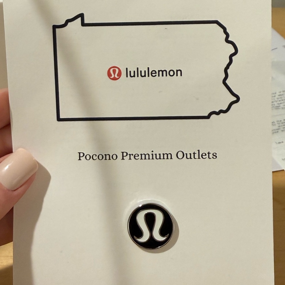 Lulu Lemon Enamel Pin